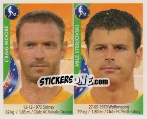 Sticker Craig Moore / Mile Sterjovski