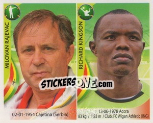 Sticker Milovan Rajevac / Richard Kingson