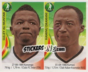 Figurina Sulley Ali Muntari / Haminu Dramani - Copa Mundial Sudáfrica 2010 - Navarrete