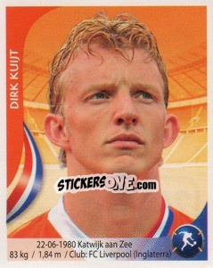 Sticker Dirk Kuyt - Copa Mundial Sudáfrica 2010 - Navarrete