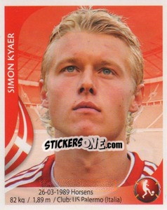 Sticker Simon Kjaer - Copa Mundial Sudáfrica 2010 n. 249 - Navarrete