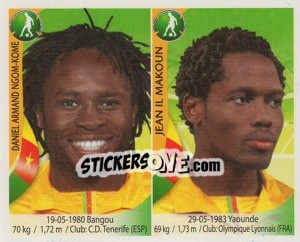 Sticker Daniel Armando Ngom-Kome / Jean Il Makoun