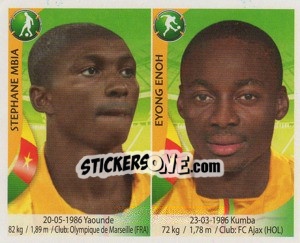 Cromo Stephane Mbia / Eyong Enoh