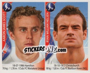 Sticker Aaron James Scott / Ryan William Nelsen