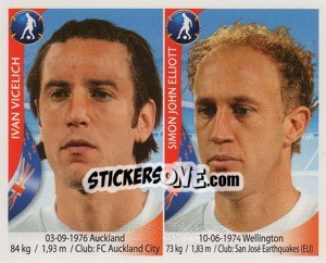 Sticker Ivan Vicelich / Simon John Elliott