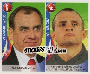 Cromo Vladimir Weiss / Jan Mucha