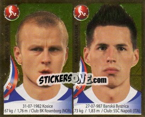 Cromo Marek Sapara / Marek Hamsik - Copa Mundial Sudáfrica 2010 n. 330 - Navarrete