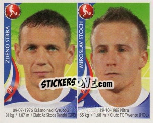 Sticker Zdeno Strba / Miroslav Stoch