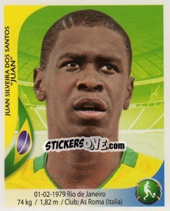 Sticker Juan - Copa Mundial Sudáfrica 2010 - Navarrete