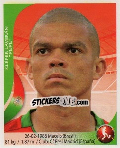 Sticker Pepe - Copa Mundial Sudáfrica 2010 - Navarrete