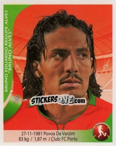 Sticker Bruno Alves - Copa Mundial Sudáfrica 2010 - Navarrete