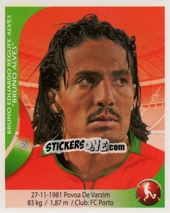 Figurina Bruno Alves - Copa Mundial Sudáfrica 2010 - Navarrete