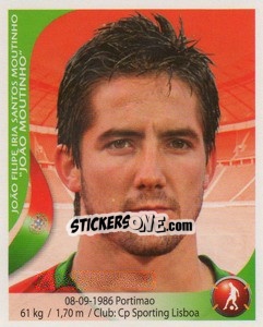 Sticker Joao Moutinho - Copa Mundial Sudáfrica 2010 - Navarrete