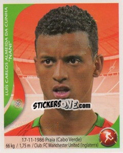 Sticker Nani - Copa Mundial Sudáfrica 2010 n. 369 - Navarrete
