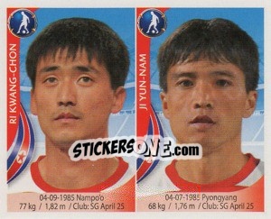 Sticker Ri Kwang-Chon / Ji Yun-Nam