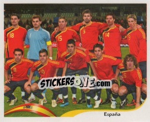 Sticker Equipo - Copa Mundial Sudáfrica 2010 - Navarrete