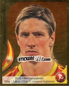 Sticker Fernando Torres - Copa Mundial Sudáfrica 2010 n. 402 - Navarrete