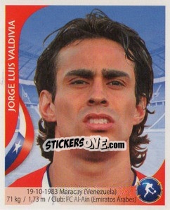 Sticker Jorge Valdivia - Copa Mundial Sudáfrica 2010 - Navarrete