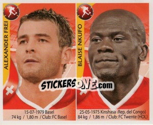 Sticker Alexander Frei / Blaise Nkufo