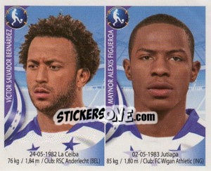 Sticker Victor Bernardez / maynor Figueroa