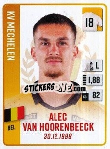 Sticker Alec Vanhoorenbeeck