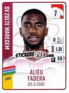 Sticker Alieu Fadera