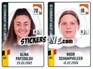 Sticker Alina Papzoglou / Noor Schampheleer