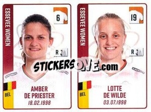 Sticker Amber De Priester / Lotte De Wilde