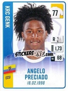 Sticker Angelo Preciado - Belgian Pro League 2022-2023 n. 142 - Panini