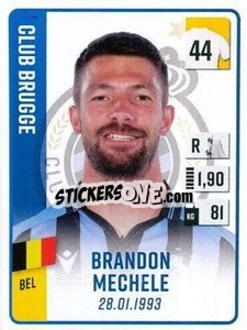 Sticker Brandon Mechele - Belgian Pro League 2022-2023 n. 73 - Panini