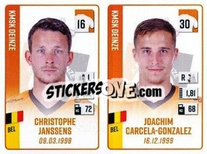 Sticker Christophe Janssens / Joachim Carcela-Gonzalez