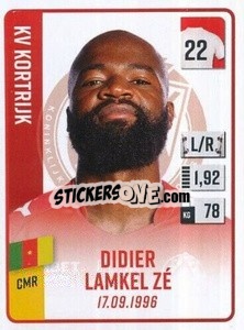 Sticker Didier Lamkel Zé