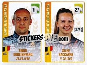 Sticker Farid Goreishvand / Silke Baccarne
