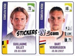 Figurina Guillaume Gillet / Bart Verbruggen - Belgian Pro League 2022-2023 n. 399 - Panini