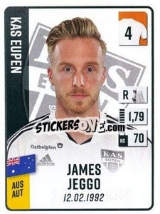Sticker James Jeggo - Belgian Pro League 2022-2023 n. 126 - Panini