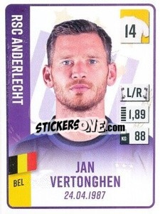 Sticker Jan Vertonghen - Belgian Pro League 2022-2023 n. 6 - Panini