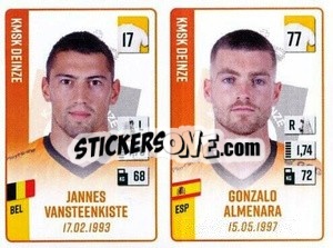 Sticker Jannes Vansteenkiste / Gonzalo Almenara