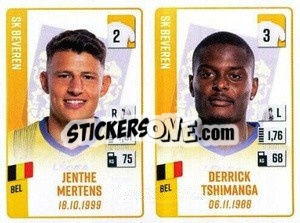 Sticker Jenthe Mertens / Derrick Tshimanga