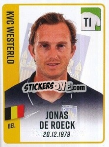 Sticker Jonas De Roeck