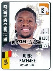 Sticker Joris Kayembe