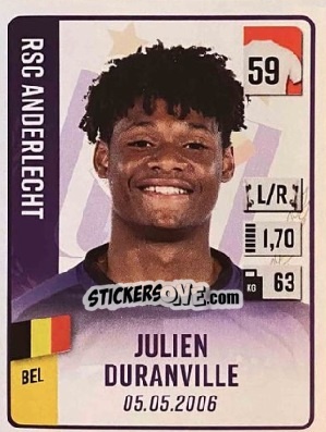 Sticker Julie Duranville