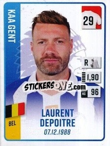 Sticker Laurent Depoitre - Belgian Pro League 2022-2023 n. 175 - Panini