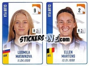 Sticker Ludmila Matavkova / Ellen Martens