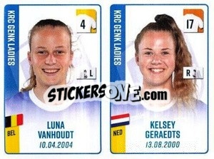 Sticker Luna Vanhoudt / Kelsey Geraedts