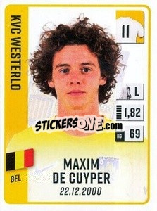 Sticker Maxim De Cuyper
