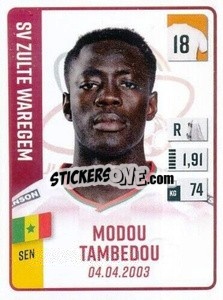 Sticker Modou Tambedou