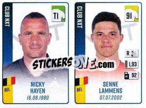 Sticker Nicky Hayen / Senne Lammens