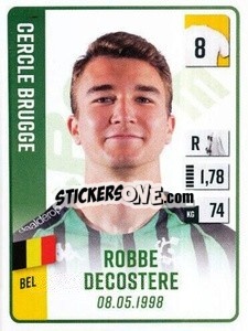 Sticker Robbe Decostere