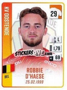 Sticker Robbie D'Haese
