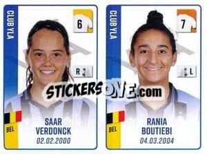 Sticker Saar Verdonck / Rania Boutiebi